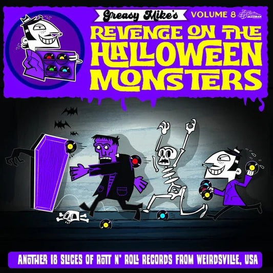Various Atrists - Greasy Mike Volume 8: Revenge On The Halloween Monsters (LP) - Joco Records