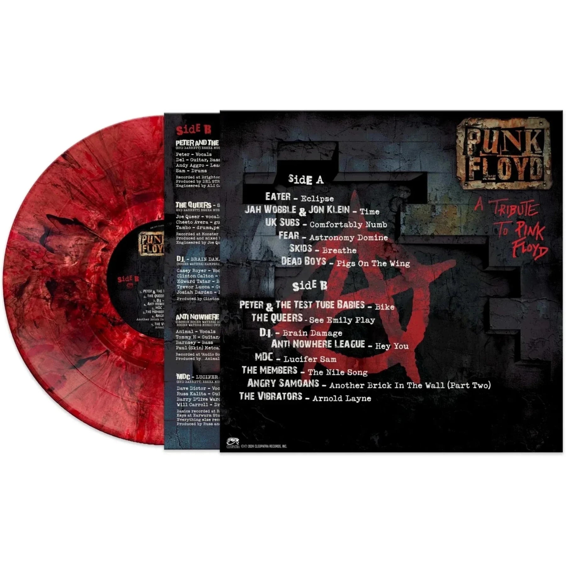 Various - Punk Floyd (A Tribute To Pink Floyd) (Limited Edition, Red Vinyl) (LP) - Joco Records