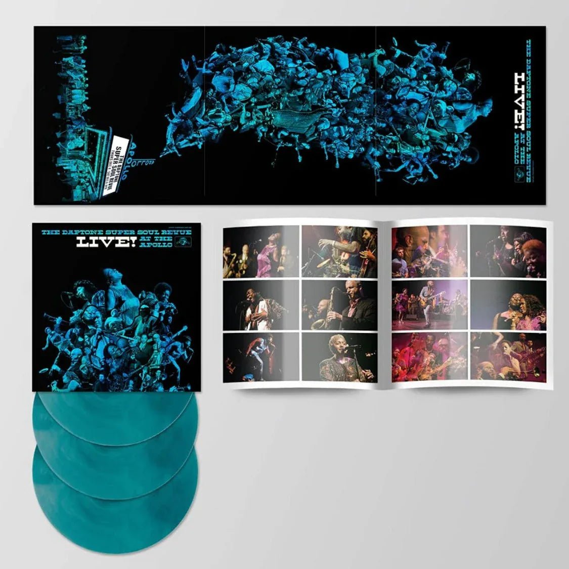 Various - The Daptone Super Soul Revue Live! At the Apollo (Clear Teal Vinyl) (3 LP) - Joco Records
