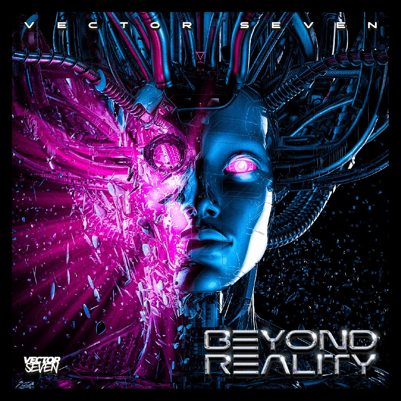 Vector Seven - Beyond Reality (TRANSPARENT MAGENTA & TRANSPARENT BLUE HALF & HALF VINYL) - Joco Records