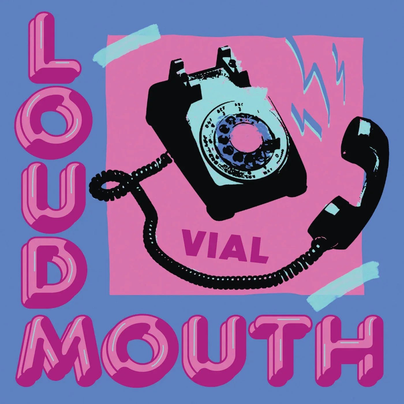 Vial - Loudmouth (Ice Blue With Aqua Blue Spokes Vinyl) (LP) - Joco Records