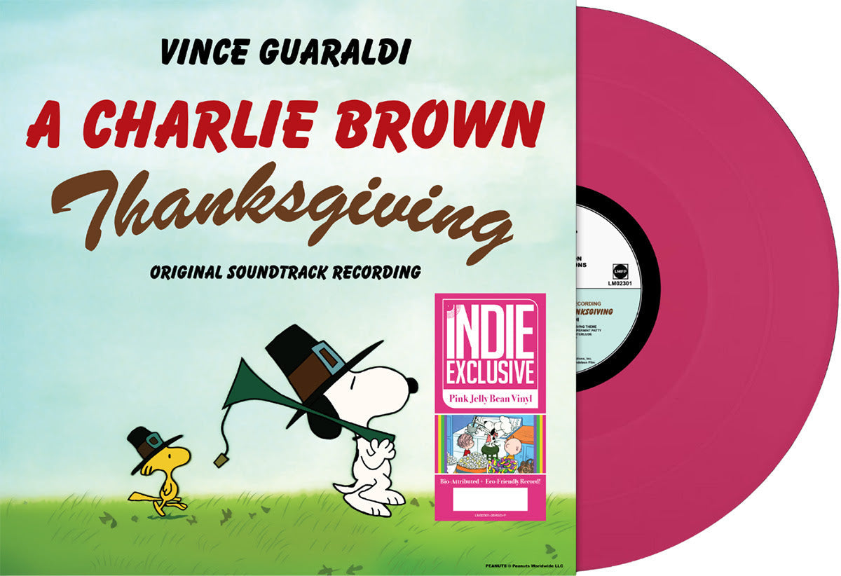 Vince Guaraldi - A Charlie Brown Thanksgiving (Indie Exclusive, Limited Edition, Pink Jelly Bean Color Vinyl)