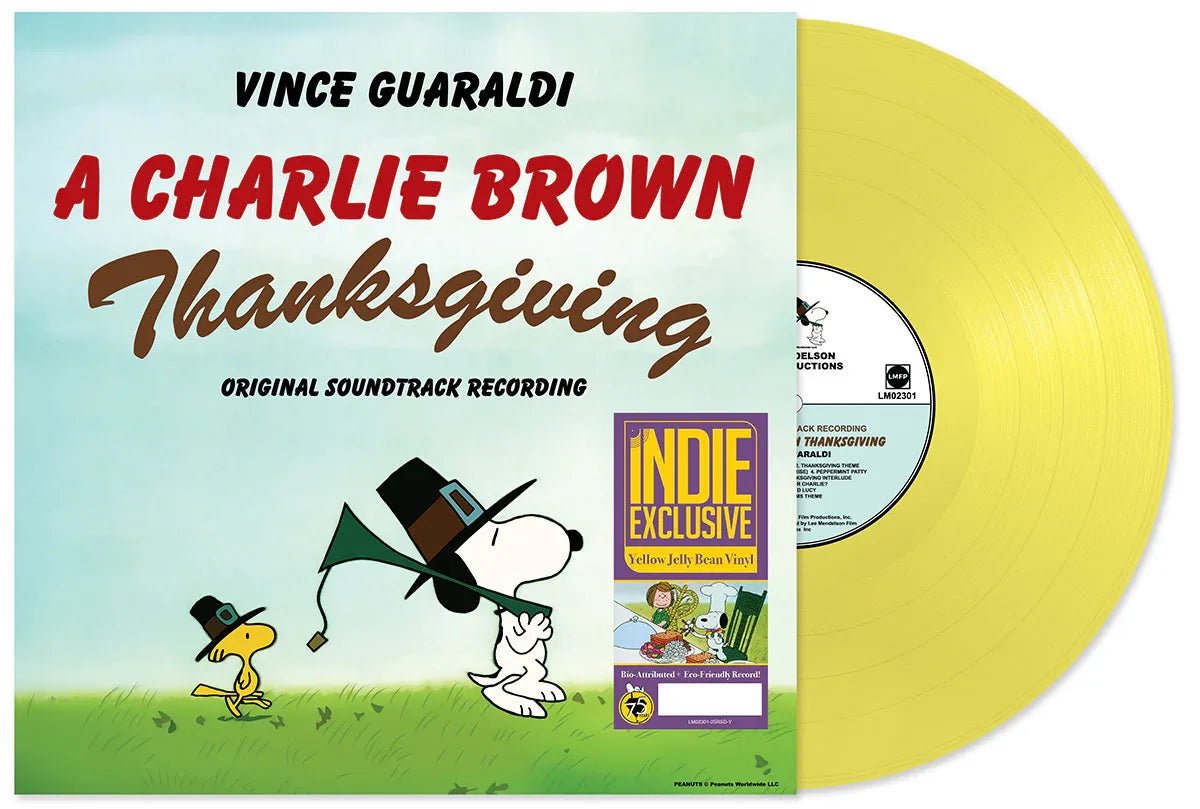 Vince Guaraldi - A Charlie Brown Thanksgiving (Indie Exclusive) (Yellow Jelly Bean Vinyl) - Joco Records