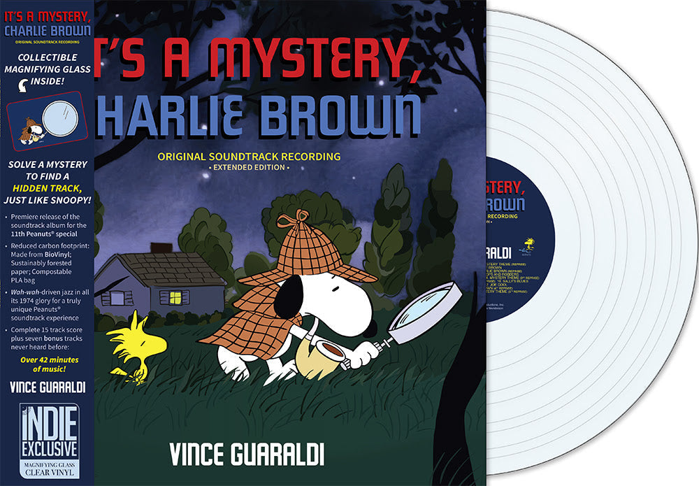 Vince Guaraldi - It's A Mystery, Charlie Brown (Indie Exclusive) (Magnifying Glass Clear Vinyl)