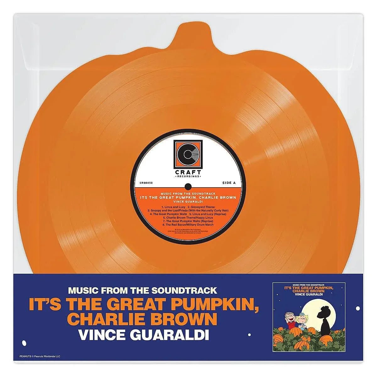 Vince Guaraldi - It's The Great Pumpkin, Charlie Brown (Limited Edition, Orange Pumpkin Shaped Vinyl) (LP) - Joco Records