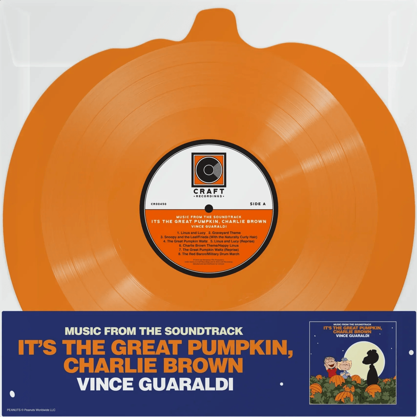 Vince Guaraldi - It's The Great Pumpkin, Charlie Brown (Orange, Pumpkin Shaped Vinyl) (LP) - Joco Records