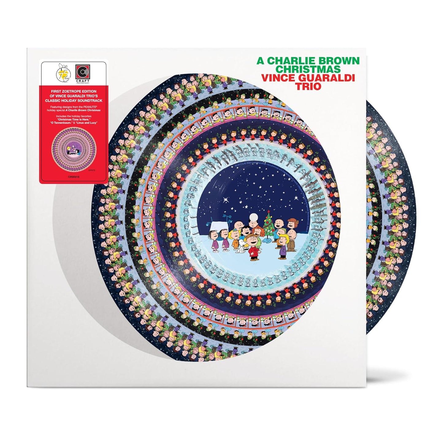 Vince Guaraldi Trio - A Charlie Brown Christmas (60th Anniversary, Zoetrope Vinyl) (LP) - Joco Records