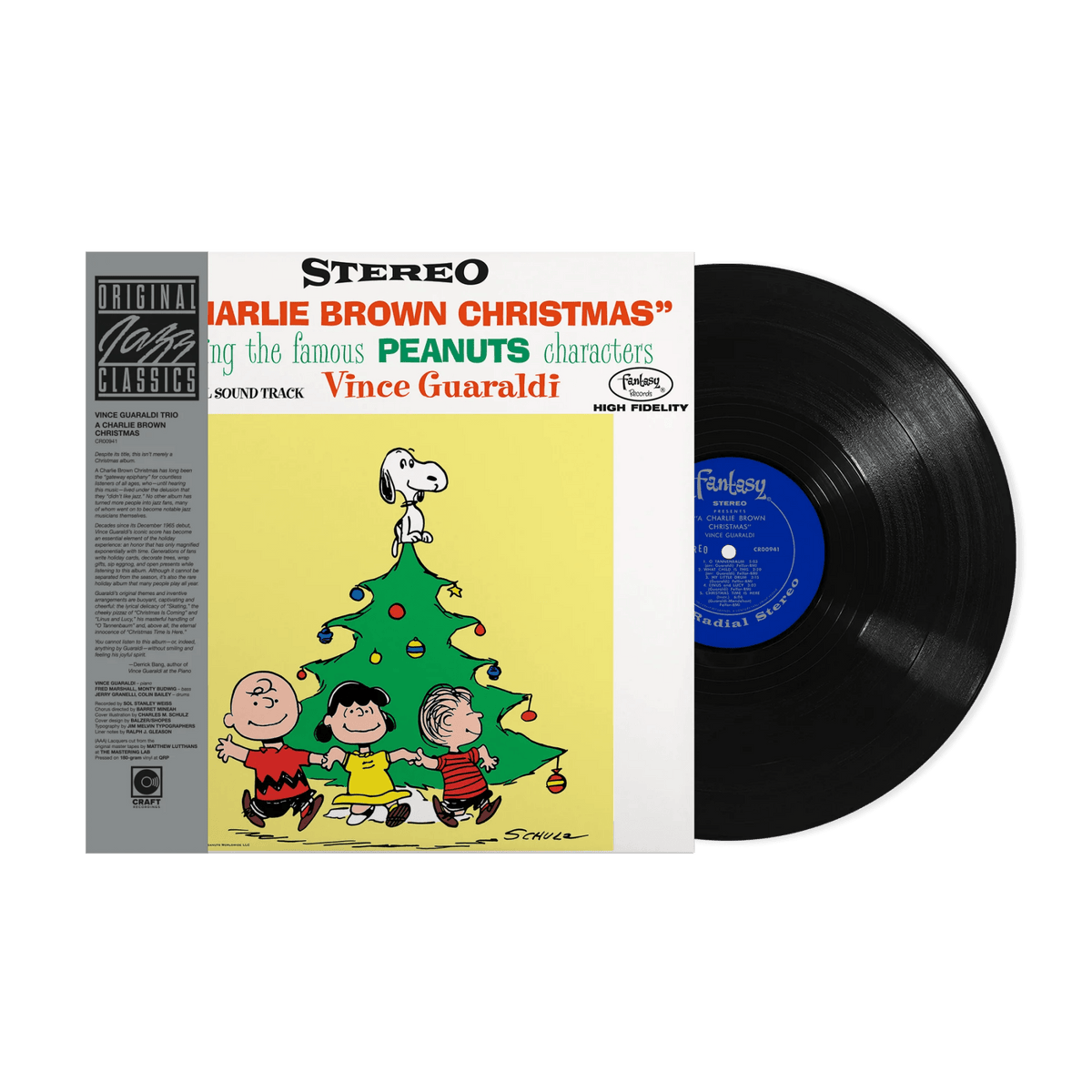 Vince Guaraldi Trio - A Charlie Brown Christmas (Original Jazz Classics Series) (180 Gram Vinyl) - Joco Records