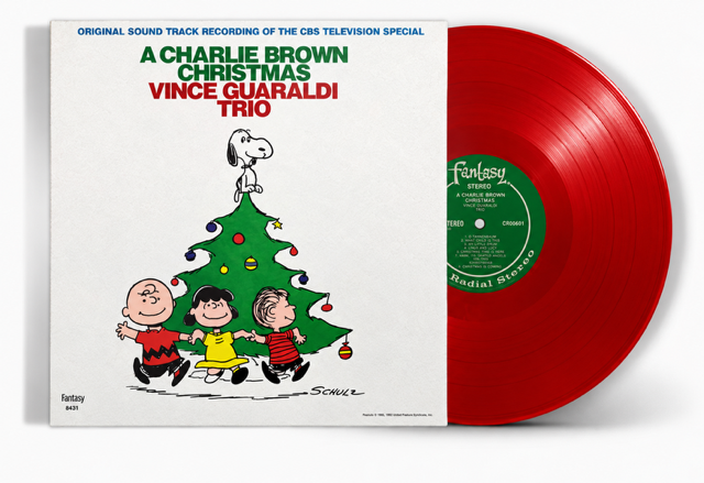 Vince Guaraldi Trio - A Charlie Brown Christmas Vinyl LP (CHRISTMAS RED VINYL)