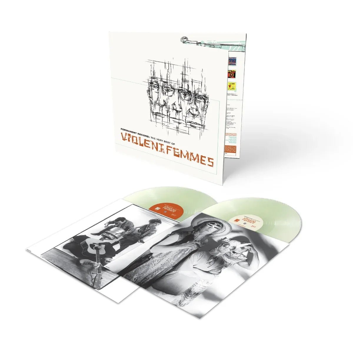 Violent Femmes - Permanent Record: The Very Best Of Violent Femmes (Coke Bottle Clear Vinyl) (2 LP) - Joco Records