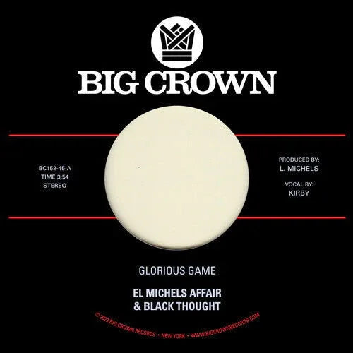 El Michels Affair & Black Thought - Glorious Game / w Grateful (Explicit Content) (7" Single)  (Vinyl) - Joco Records