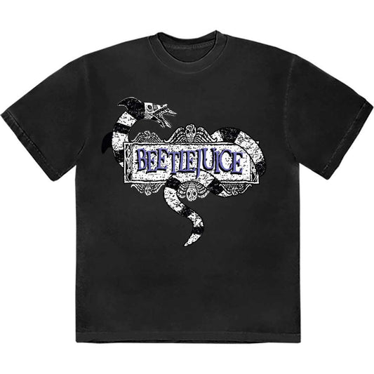 Warner Bros - Beetlejuice Snake Badge (T-Shirt) - Joco Records