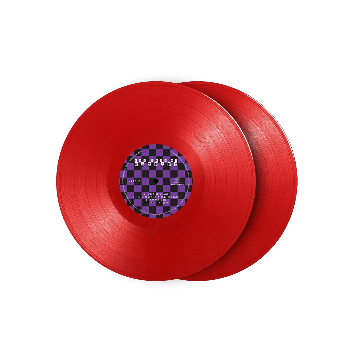 Warrant - The Best Of Warrant (Limited Edition Import, 180 Gram, Red Vinyl) (2 LP) - Joco Records