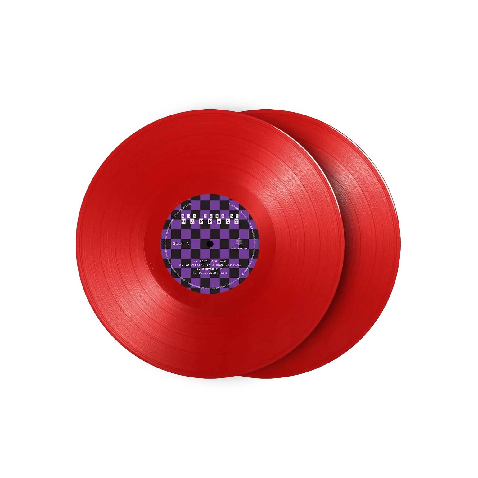 Warrant - The Best Of Warrant (Limited Edition Import, 180 Gram, Red Vinyl) (2 LP) - Joco Records
