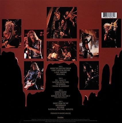 W.A.S.P. - Live...In The Raw (Import) (2 LP)