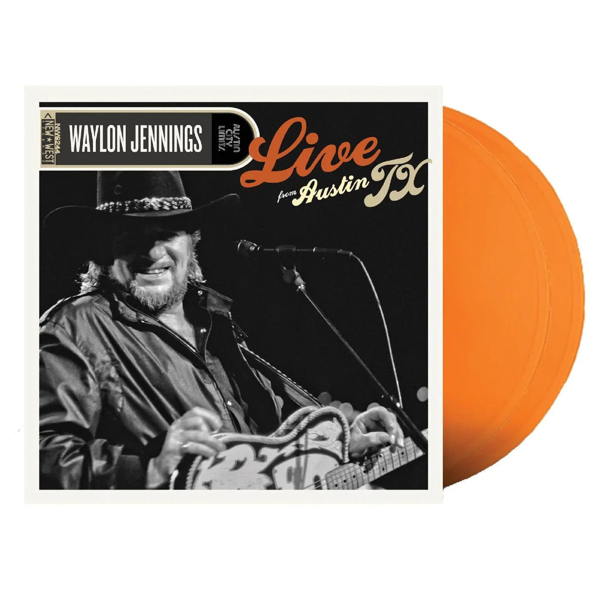 Waylon Jennings - Live From Austin, TX '89 (Orange Blossom Color Vinyl) (Vinyl) - Joco Records