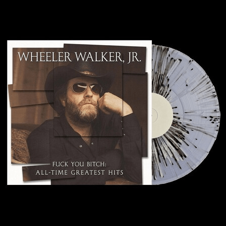 Wheeler Walker Jr. - F*** You Bitch: All - Time Greatest Hits (Explicit) (Black & Gray Splatter Vinyl) (LP) - Joco Records