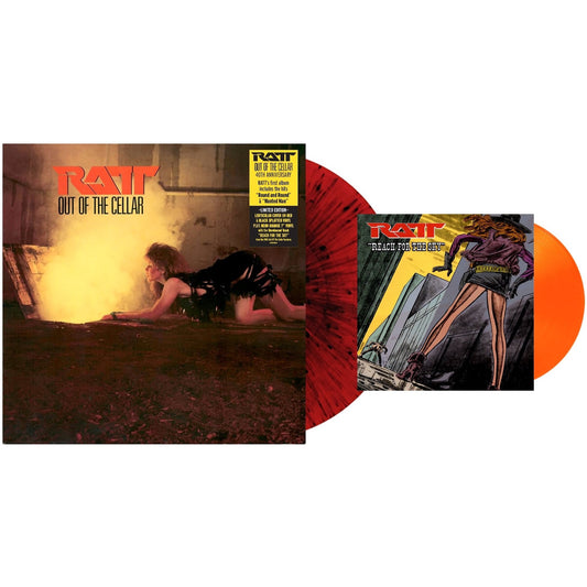 Ratt - Out Of The Cellar: 40th Anniversary, Limited Edition (Lenticular Cover, Red & Black Splatter Vinyl) (LP + 7" Single)