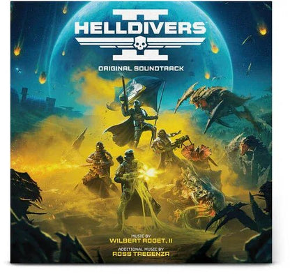 Wilbert Roget II - Helldivers II (Original Game Soundtrack) (Translucent Yellow Vinyl) (LP) - Joco Records