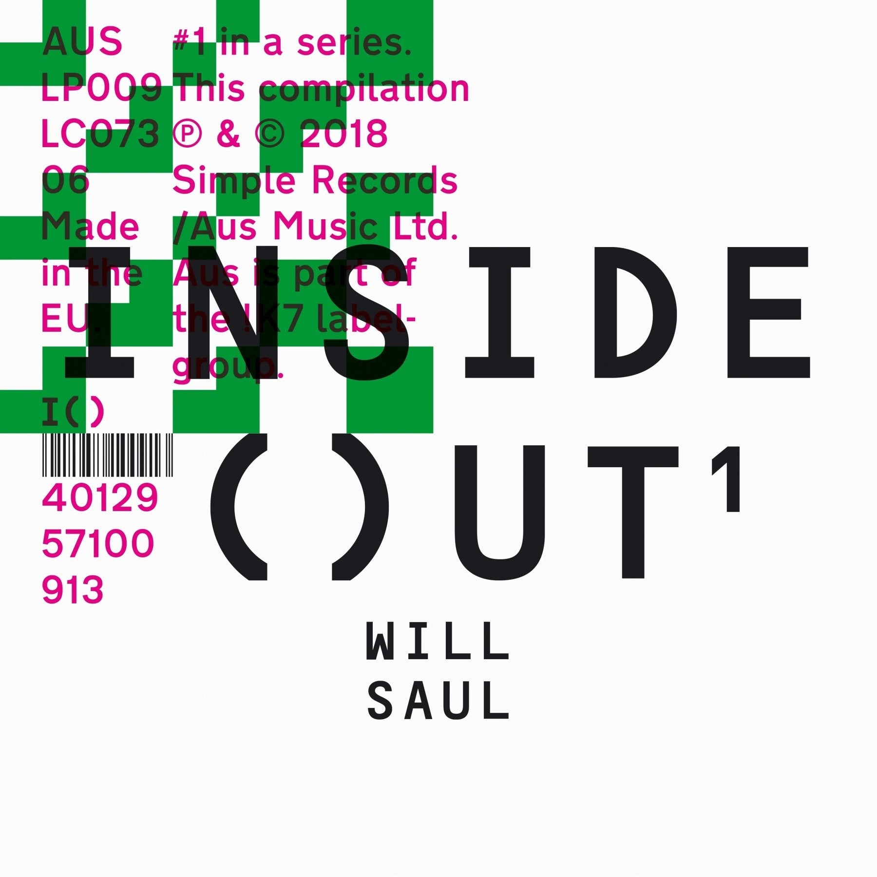 Will Saul - Inside Out (12-Inch Vinyl) - Joco Records