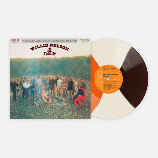 Willie Nelson & Family - Willie Nelson & Family (Limited Edition, "Campfire Quad" Color Vinyl) (LP) - Joco Records