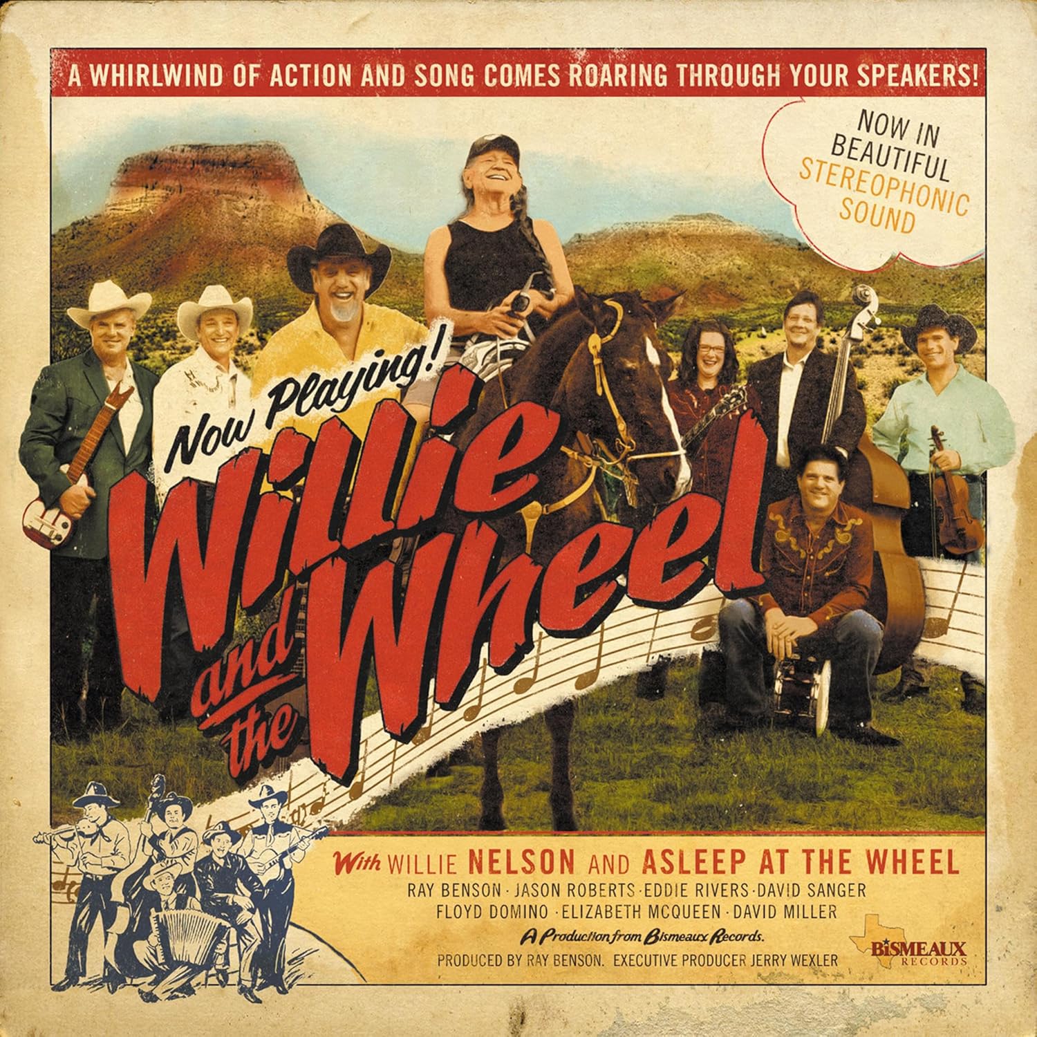 Willie Nelson - Willie And The Wheel (Limited Edition, Custard Vinyl) (LP) - Joco Records