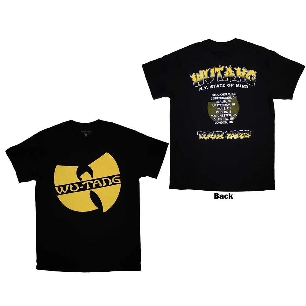 Wu-tang Clan - Tour '23 Slanted Logo State Of Mind (T-Shirt) - Joco Records