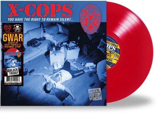 X-Cops - You Have The Right To Remain Silent (RSD Exclusive, Red Vinyl, Poster) (RSD 11.24.23) - Joco Records