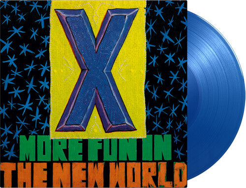 X. - More Fun In The New World (Limited Edition, 180 Gram Vinyl, Color Vinyl, Blue) (Import) - Joco Records