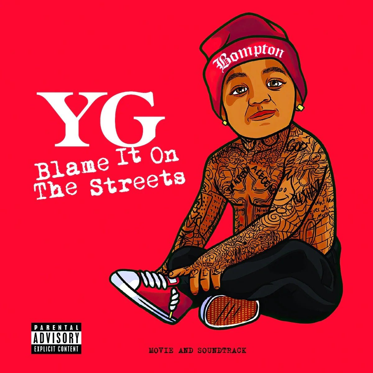 Y.G. - Blame It On The Streets (Explicit) (Limited Edition, Translucent Red Vinyl) (Vinyl) - Joco Records
