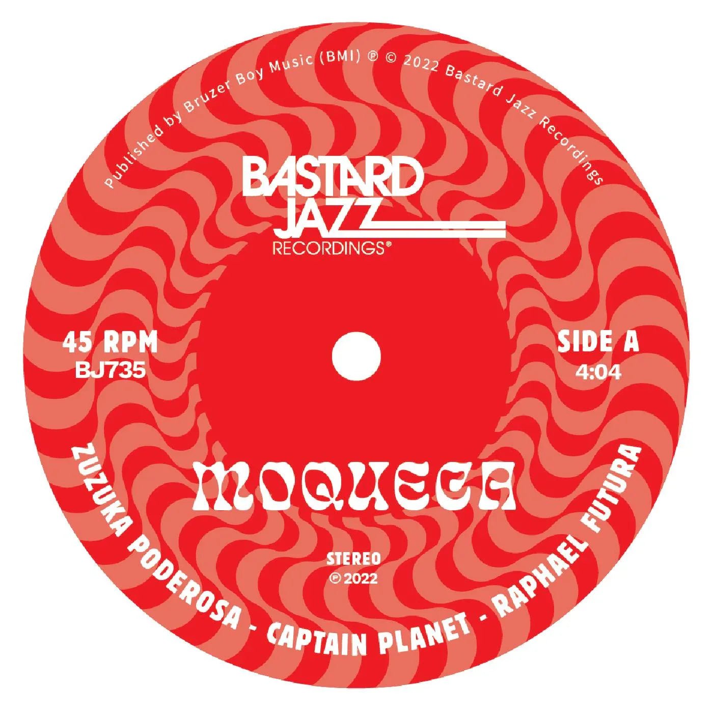 Zuzuka Poderosa & Raphael Futura Captain Planet - Moqueca (7-Inch Single) - Joco Records