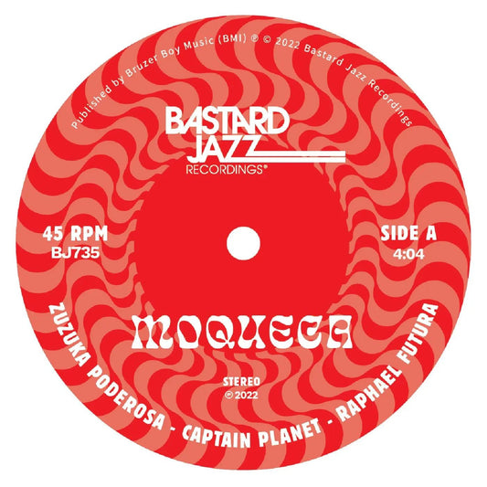 Zuzuka Poderosa & Raphael Futura Captain Planet - Moqueca (7-Inch Single) - Joco Records