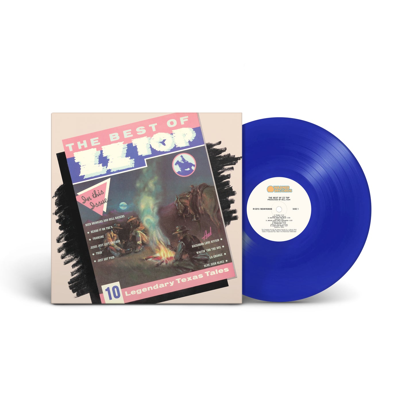 ZZ Top - The Best of ZZ Top (Rocktober) (Translucent Blue Vinyl) - Joco Records