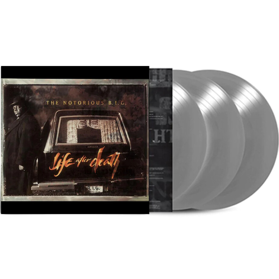 The Notorious B.I.G. - Life After Death: 25th Anniversary Edition (Limited Edition Import, Silver Vinyl) (3 LP) - Joco Records