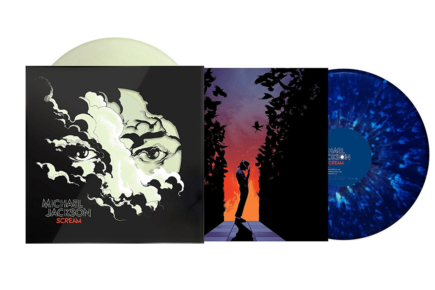Michael Jackson - Scream (Limited Edition, Glow In The Dark, Luminous Splatter Vinyl) (2 LP) - Joco Records