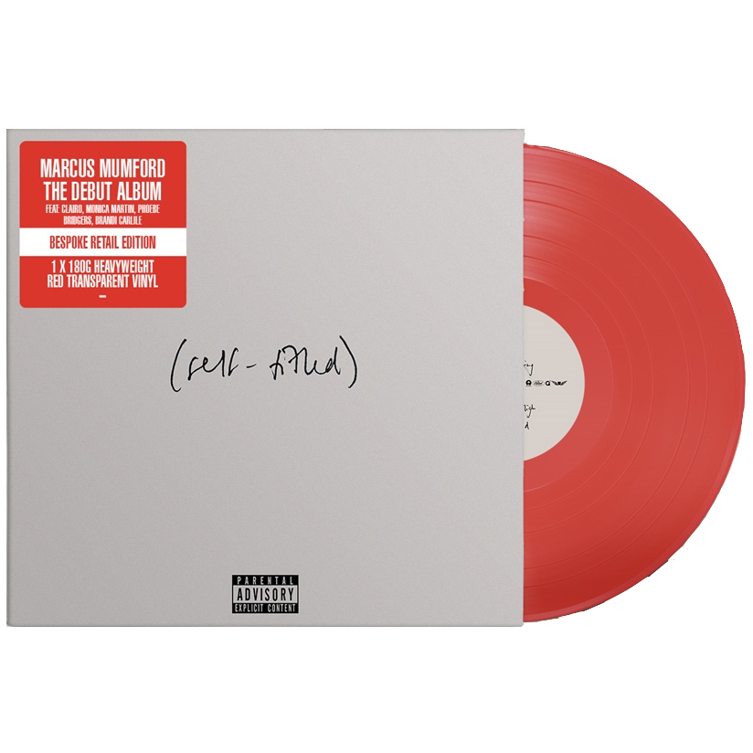 Marcus Mumford - (self-titled) (Indie Exclusive, Limited Edition, Red Transparent Vinyl) (LP) - Joco Records