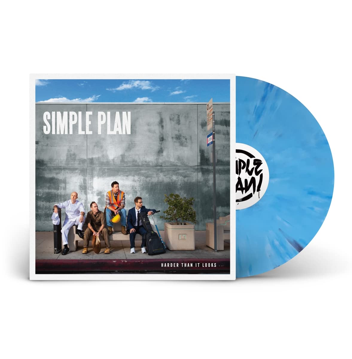 Simple Plan - Harder Than It Looks (Limited Edition, Blue Marble Vinyl) (LP) - Joco Records