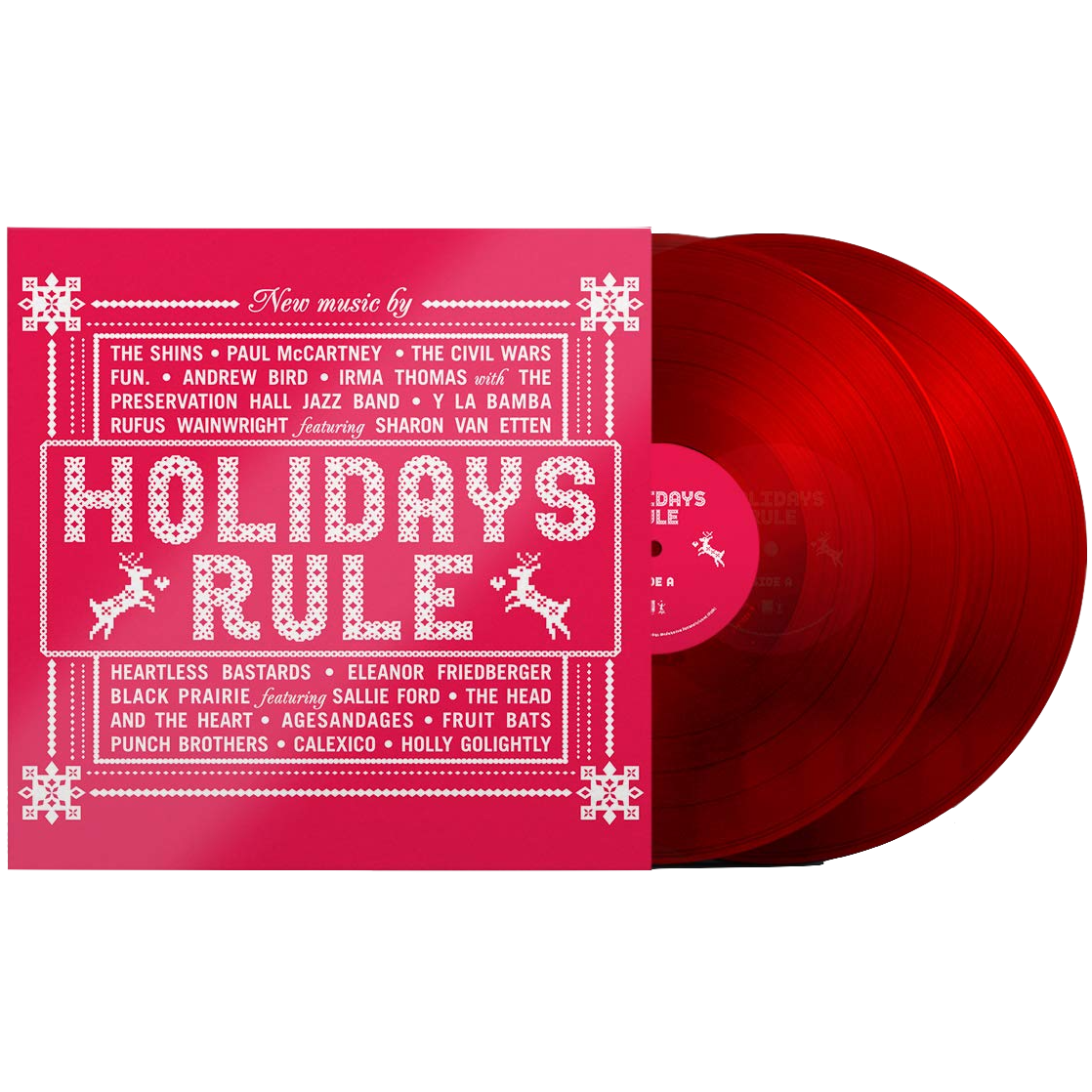 Various Artists - Holidays Rule (Limited Edition, Translucent Red Vinyl) (2 LP)