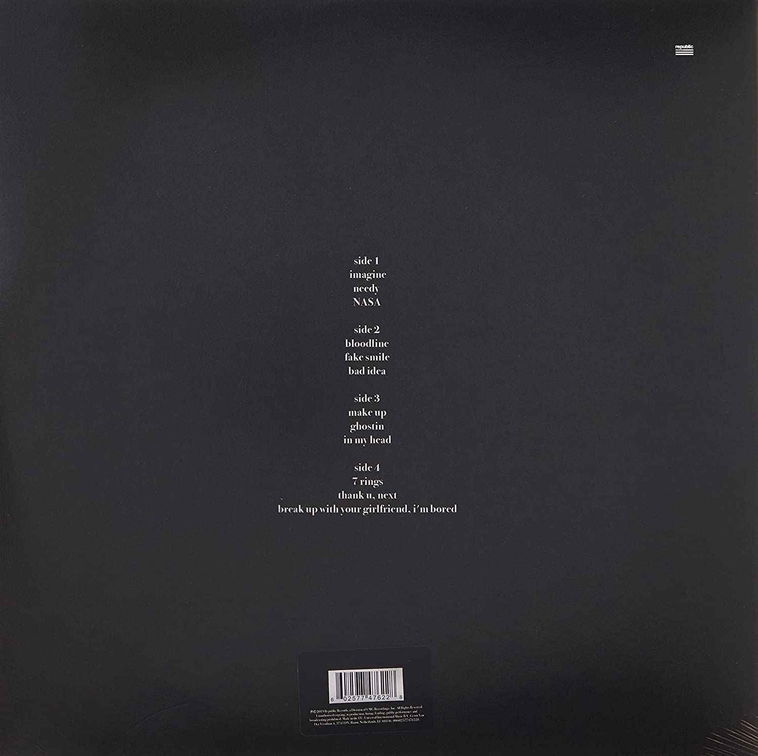 Ariana Grande - Thank U, Next (Import, Gatefold) (2 LP)