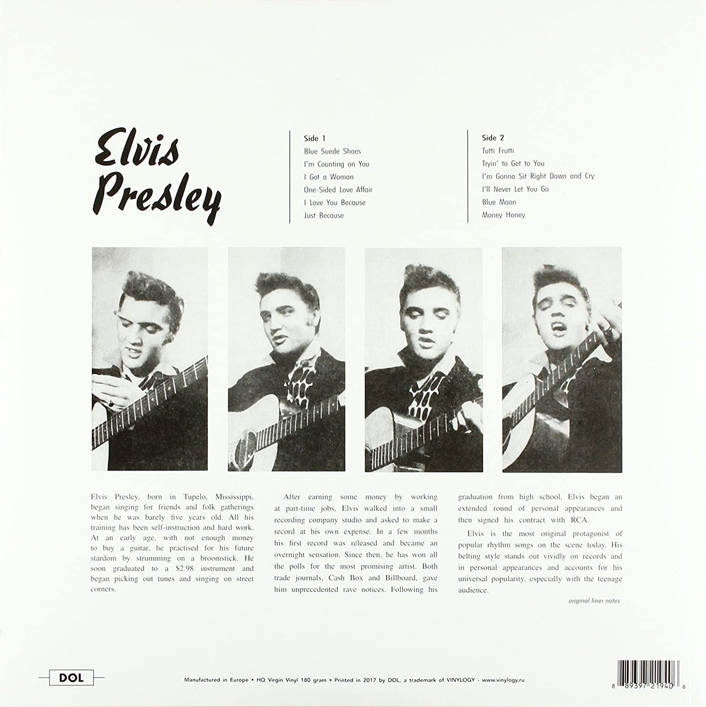 Elvis Presley - Elvis Presley (Import, Gatefold, 180 Gram) (LP)