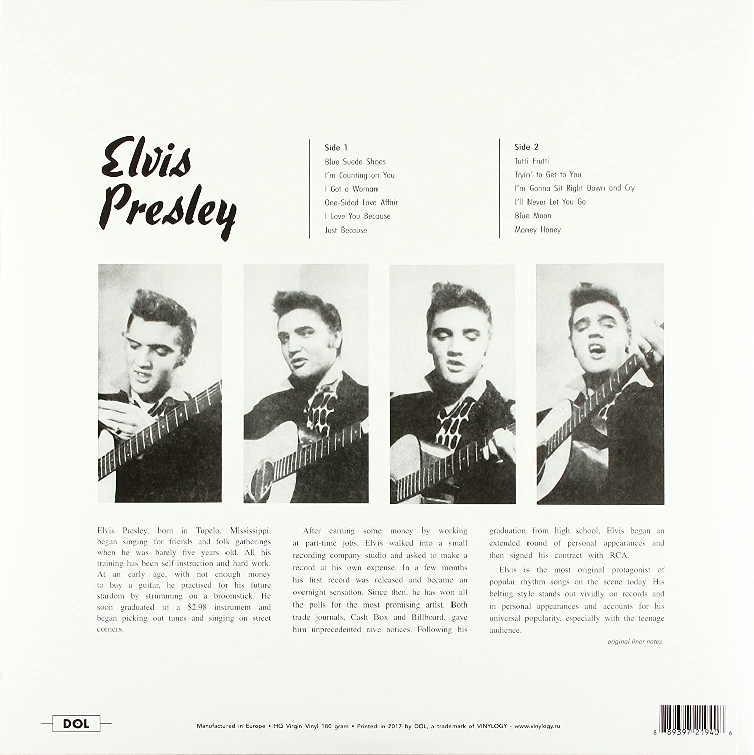Elvis Presley - Elvis Presley (Import, Gatefold, 180 Gram) (LP) - Joco Records