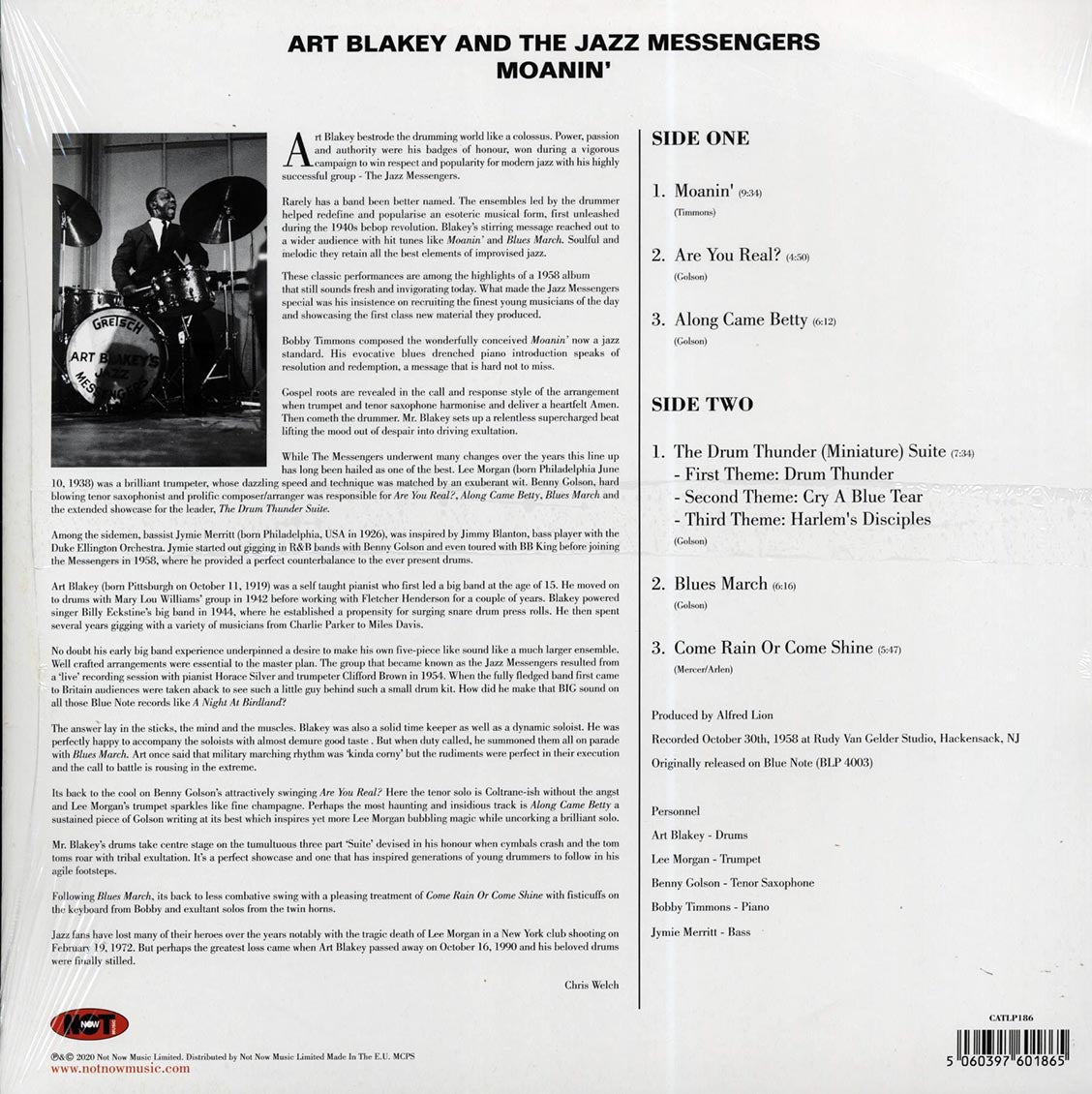 Art Blakey - Moanin' (180 Gram) (LP) - Joco Records