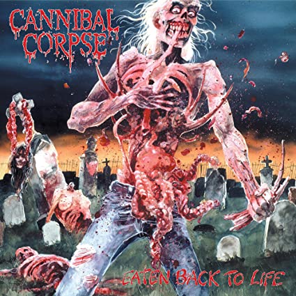Cannibal Corpse - Eaten Back To Life (Clear W/ Red Bloodshot Color Vinyl) - Joco Records