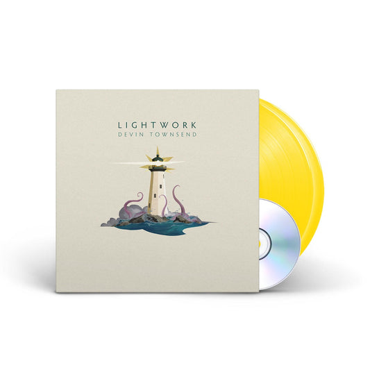 Devin Townsend - Lightwork (Indie Exclusive, Color Vinyl, Yellow, 180 Gram Vinyl, Gatefold LP Jacket, Booklet, Bonus Cd) (2 LP) - Joco Records
