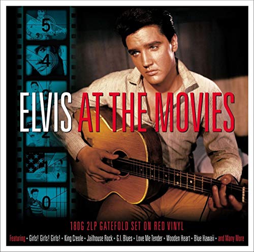 Elvis Presley - At The Movies (Limited Edition, Red Vinyl) (LP) - Joco Records