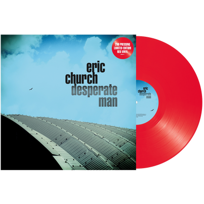 Eric Church - Desperate Man (Limited Edition, 180 Gram, Red Vinyl) (LP) - Joco Records