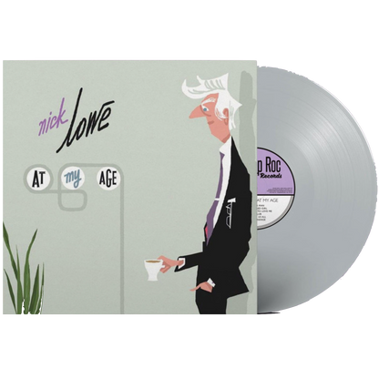 Nick Lowe - At My Age (15th Anniversary, Limited Edition, Silver Vinyl) (LP) - Joco Records