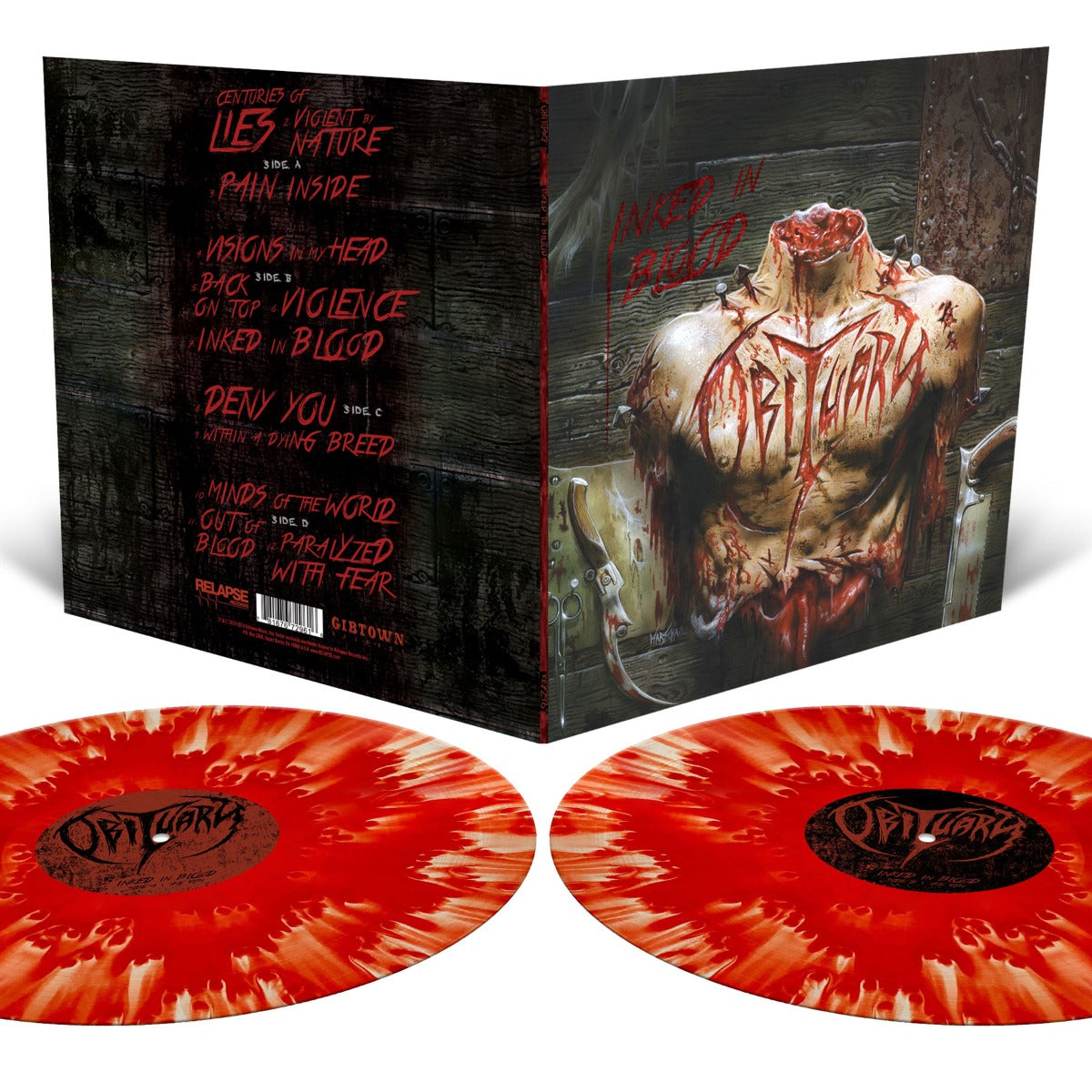 Obituary - Inked In Blood (Limited Edition, Pool Of Blood Color Vinyl) (Import) (2 LP) - Joco Records