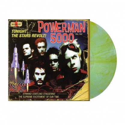 Powerman 5000 - Tonight The Stars Revolt (Limited Edition, Coke Bottle Clear W/ Yellow Sreaks Color Vinyl) - Joco Records