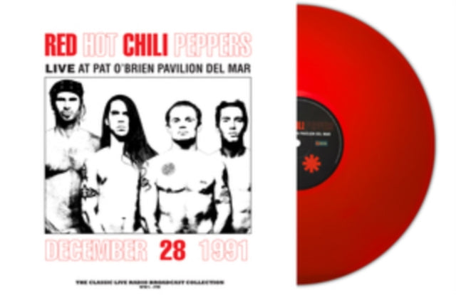 Red Hot Chili Peppers - Live at Pat O'Brien Pavilion, Del Mar, CA, December 28th 1991 (180 Gram Red Vinyl) (Import) - Joco Records